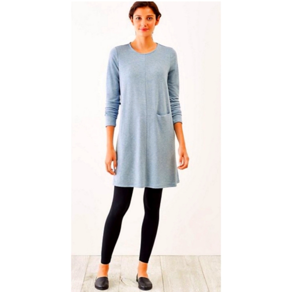 Pure Jill Luxe Tencil Pocket Dress Tunic size LP